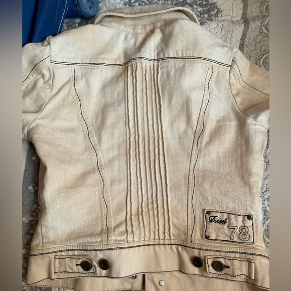 Denim white/cream DIESEL JACKET 78 - Picture 3 of 5